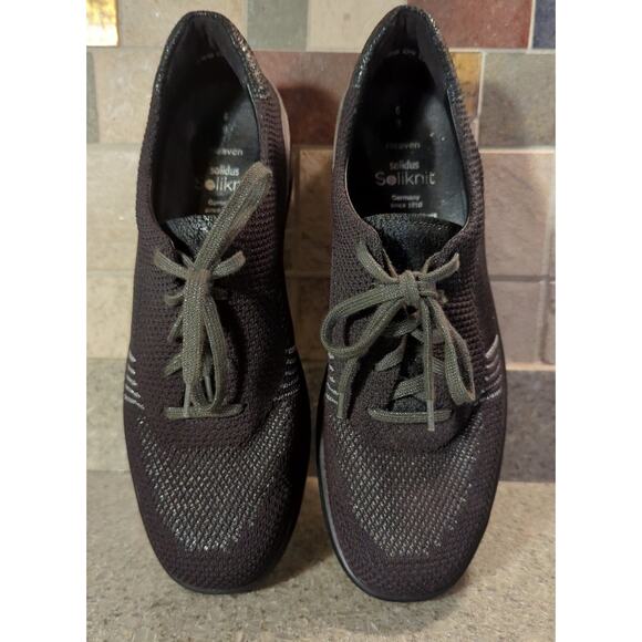 Solidus Heaven Soliknit Anthracite Lace Women's Sz 6 Black w/ Silver accents NEW - Picture 6 of 8